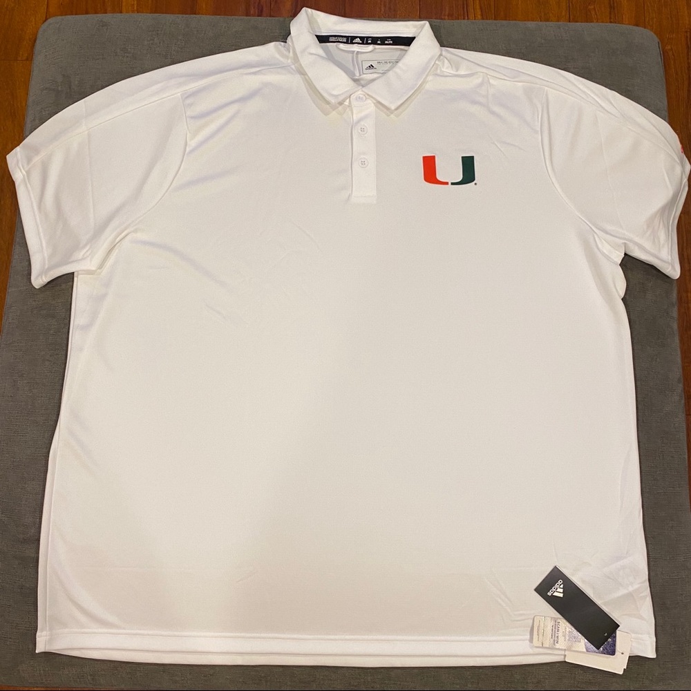 adidas Miami Hurricanes The U Polo NCAA